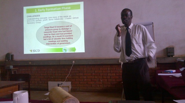 Dr. Ziraba commenting during facilitator training session